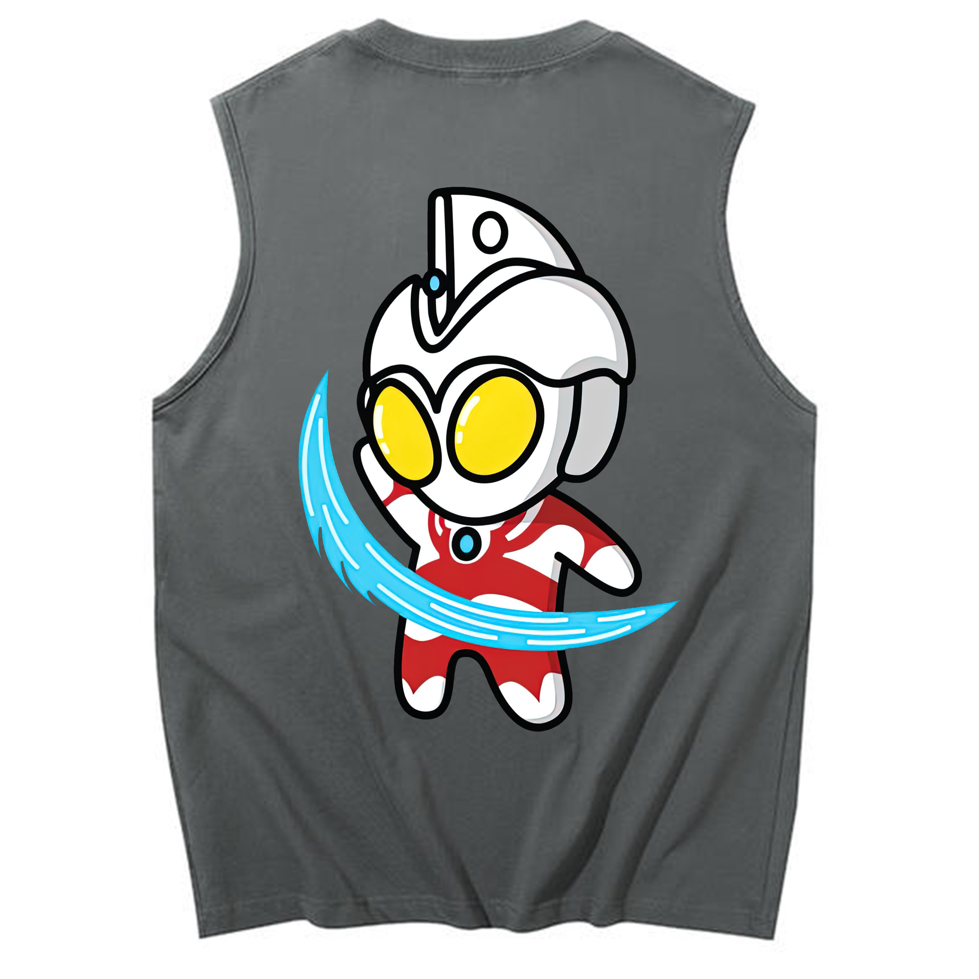（画像用） ウルトラマン Ultraman コットン100％タンクトップ（背面プリント）